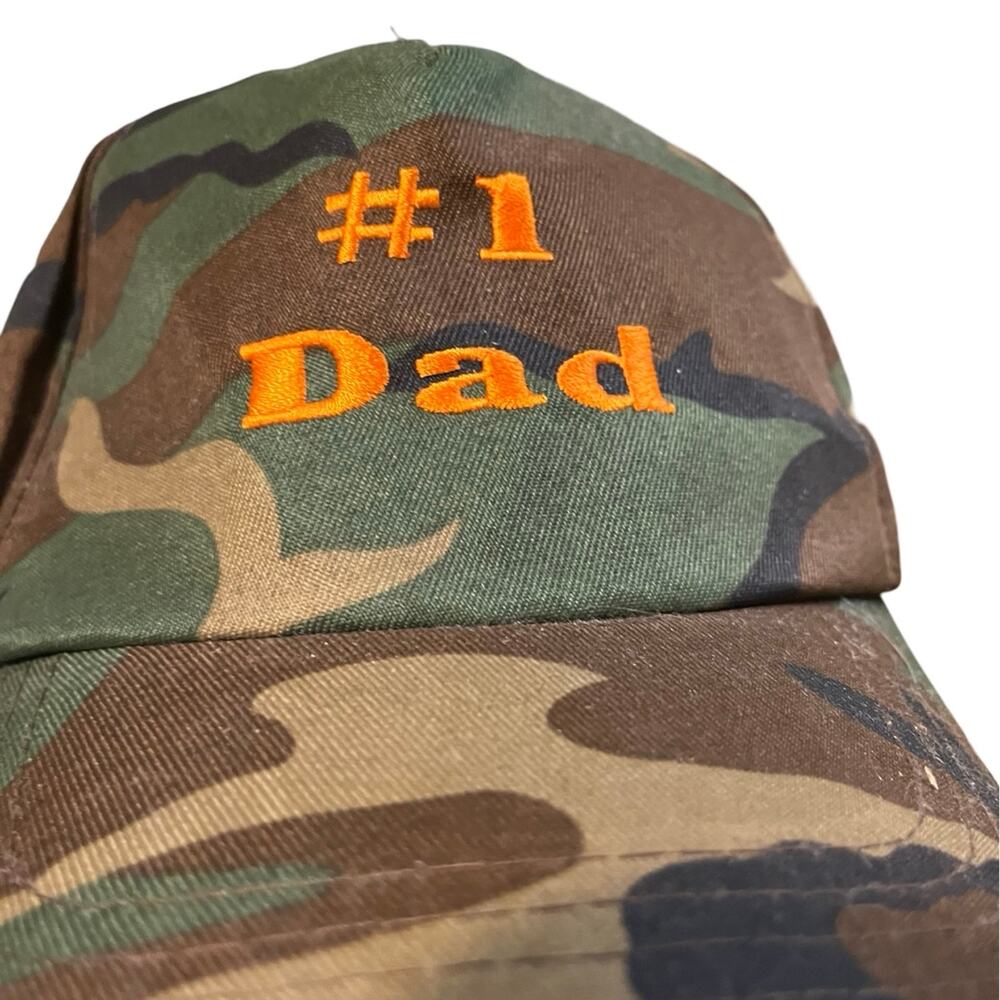 #1 Dad Camo Hat